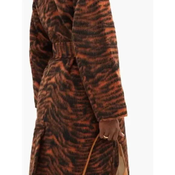 STAND STUDIO Pam wool blend Coat - Rust/Black